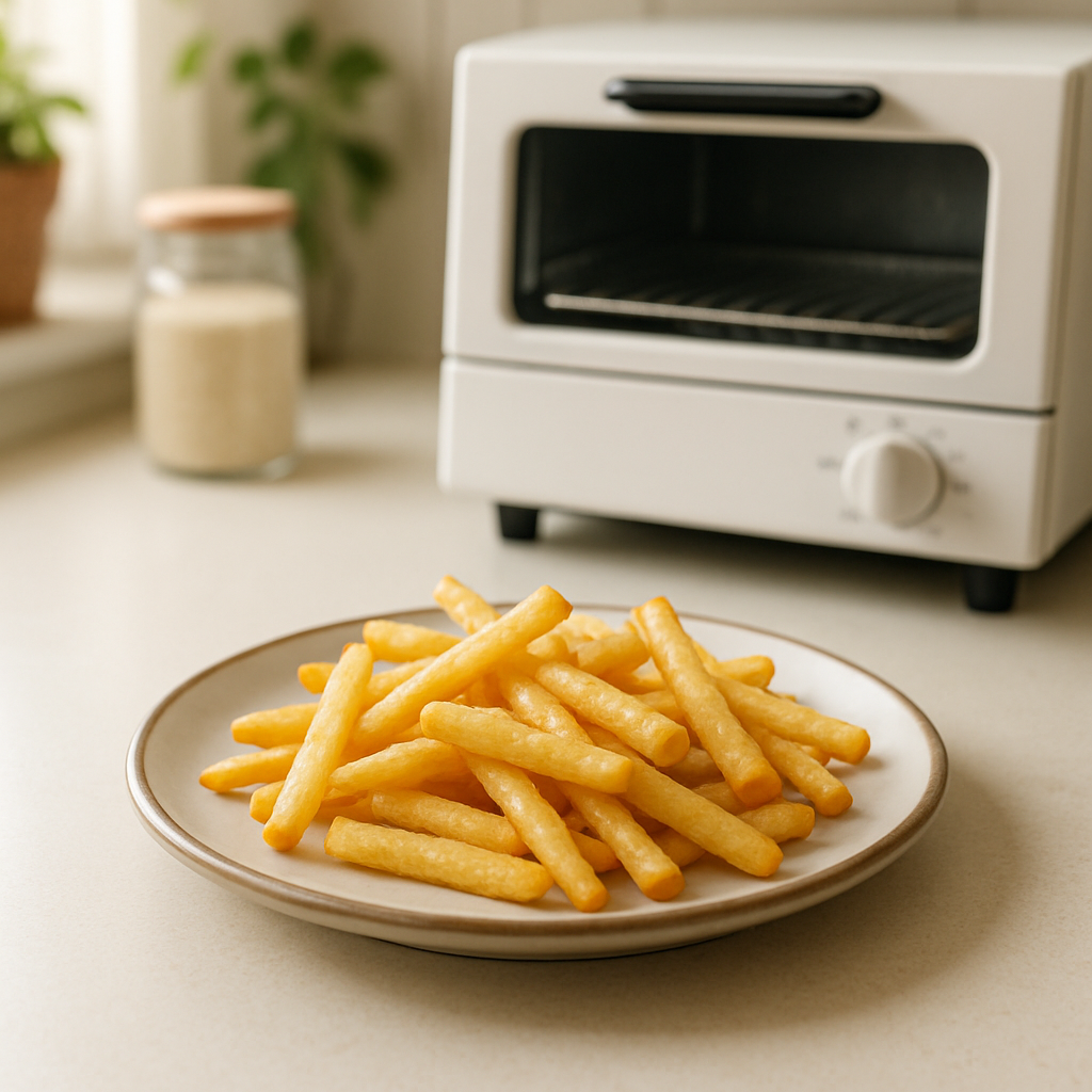 Crispy Frozen French Fries in the Toaster Oven