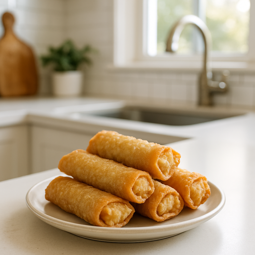 Toaster Oven Frozen Egg Rolls