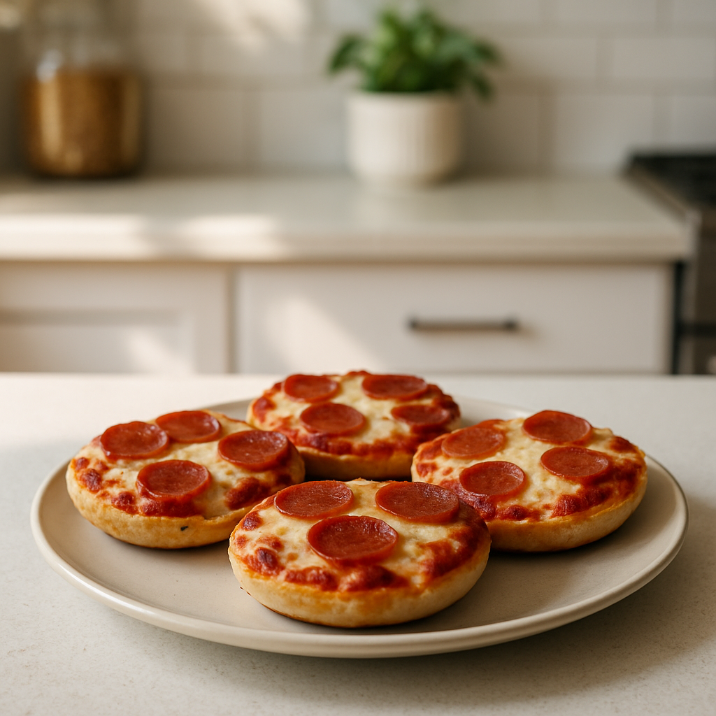 Toaster Oven Pizza Bagels
