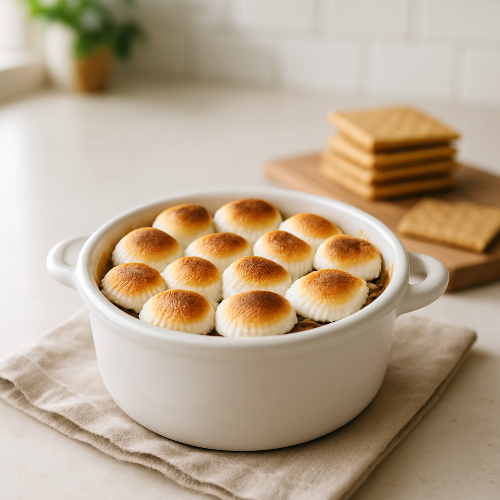 Toaster Oven S'mores Dip